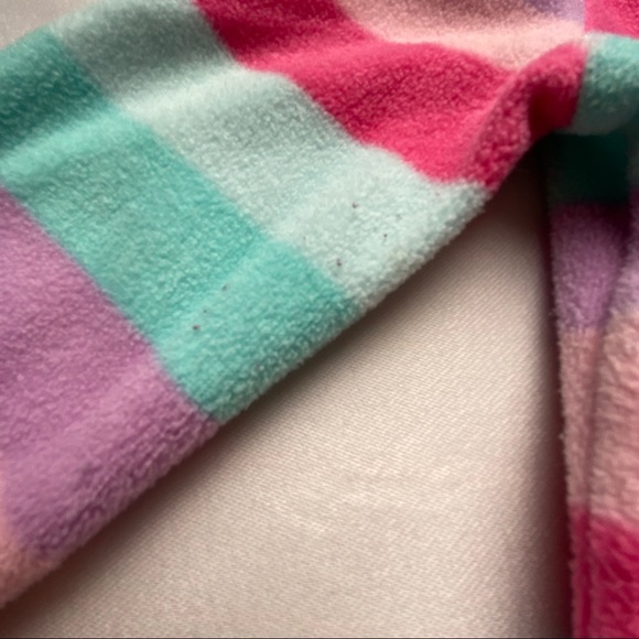 Childrens Place Girls Fleece Multi-Stripe Full Front Zip-up Hoodie - Picture 7 of 16